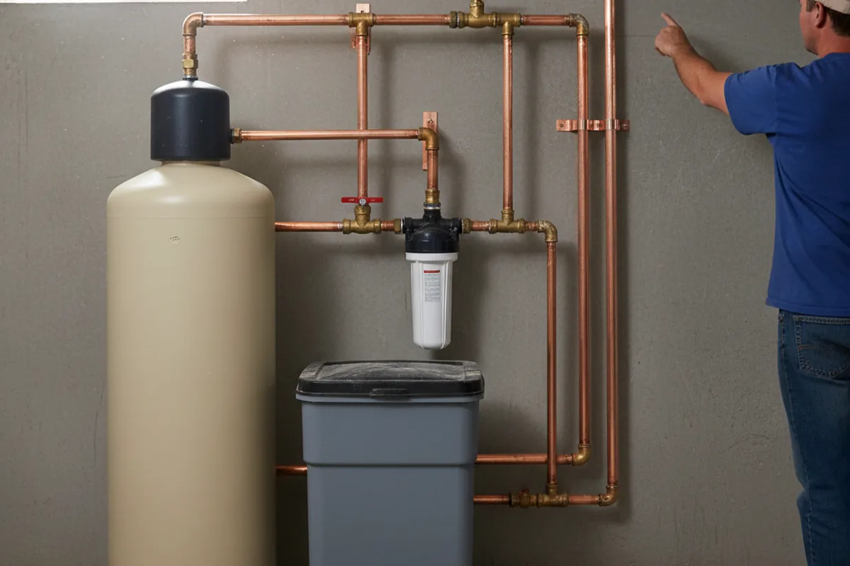Whole-house water treatment system installed in Midland